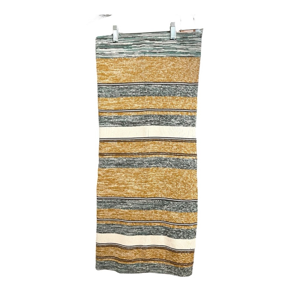 Prana Sweater Skirt Organic Cotton Acadia Peacock S